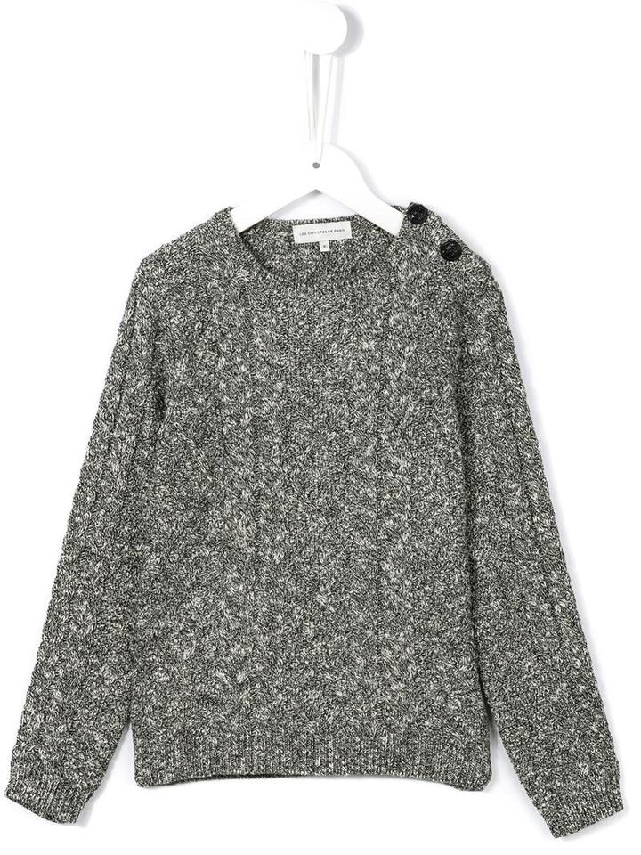 Les Coyotes De Paris Melange Jumper, Girl's, Size: 12 Yrs, Black