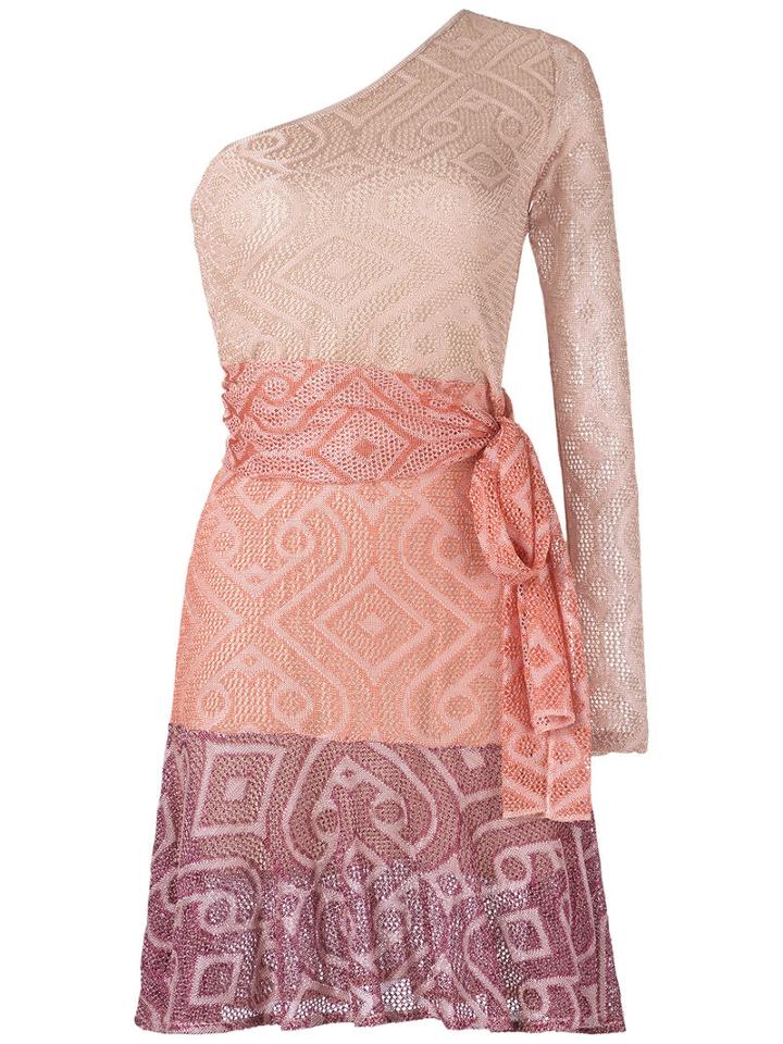 Cecilia Prado - Knit Dress - Women - Acrylic/lurex/viscose - P, Pink/purple, Acrylic/lurex/viscose