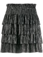 Iro Tiered Style Skirt - Black