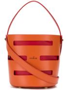 Hogan Logo Bucket Bag - Orange