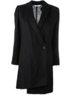 Romeo Gigli Vintage Asymmetric Style Coat, Women's, Size: 48, Black