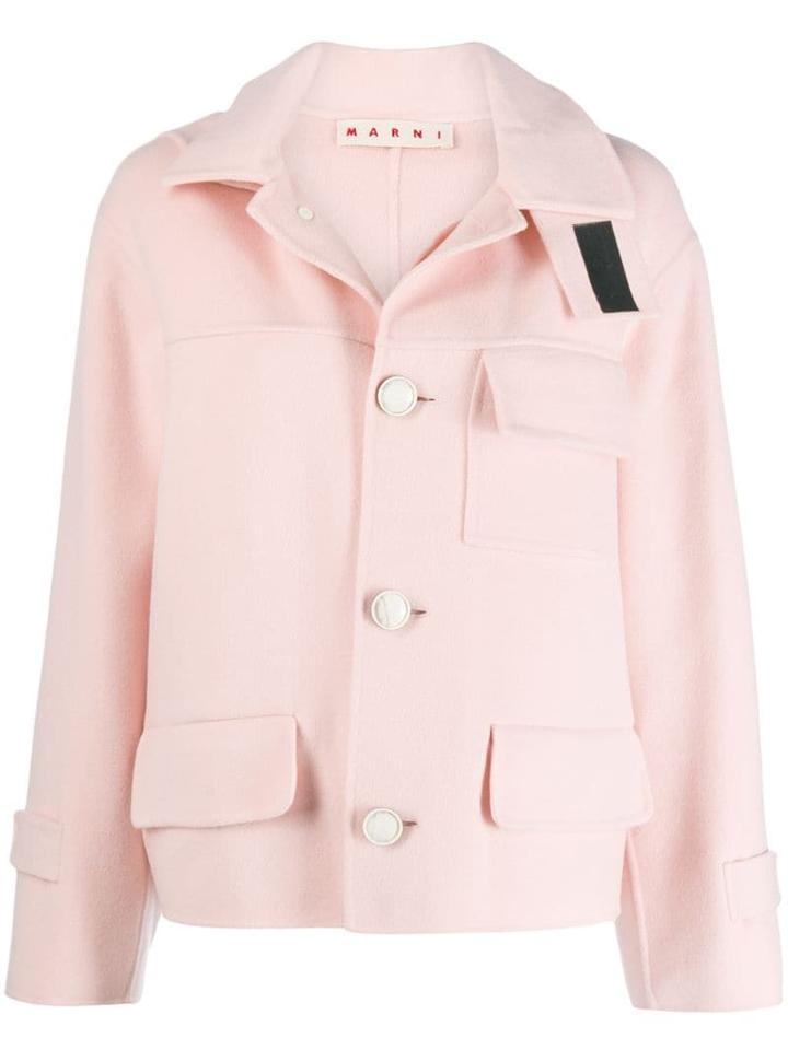 Marni Double-face Cashwool Jacket - Pink