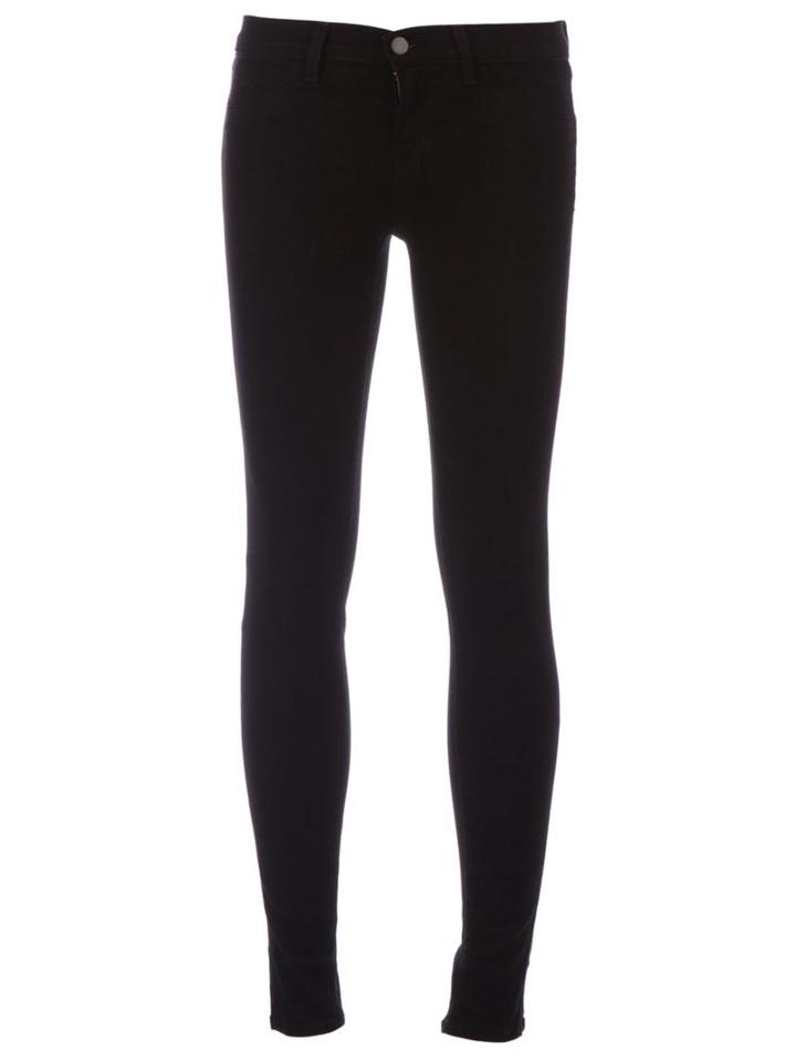 J Brand Skinny Leg Jean, Women's, Size: 25, Black, Cotton