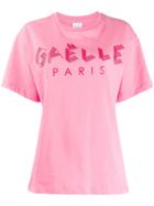 Gaelle Bonheur Classic Brand T-shirt - Pink