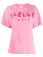 Gaelle Bonheur Classic Brand T-shirt - Pink