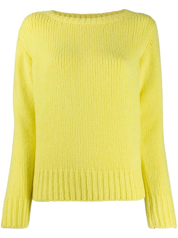 Fabiana Filippi Crew Neck Jumper - Yellow