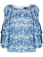 Steffen Schraut Open Sleeve Blouse - Blue