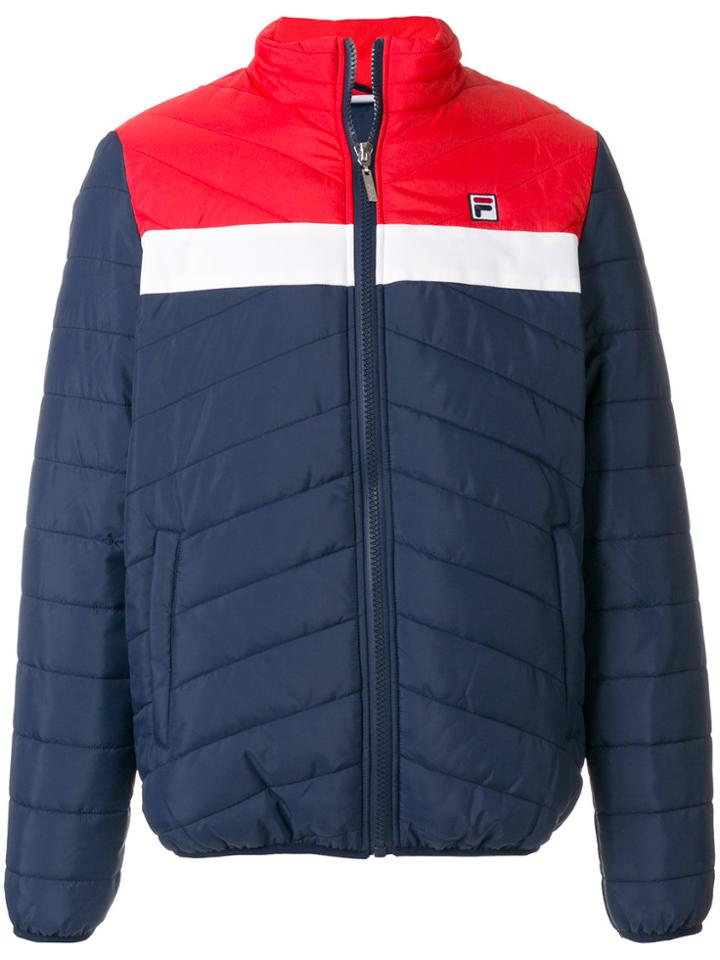 Fila Padded Zipped Jacket - Blue