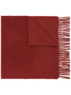 Gieves & Hawkes Classic Scarf - Red