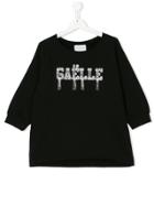 Gaelle Paris Kids Logo Embroidered Sweatshirt - Black
