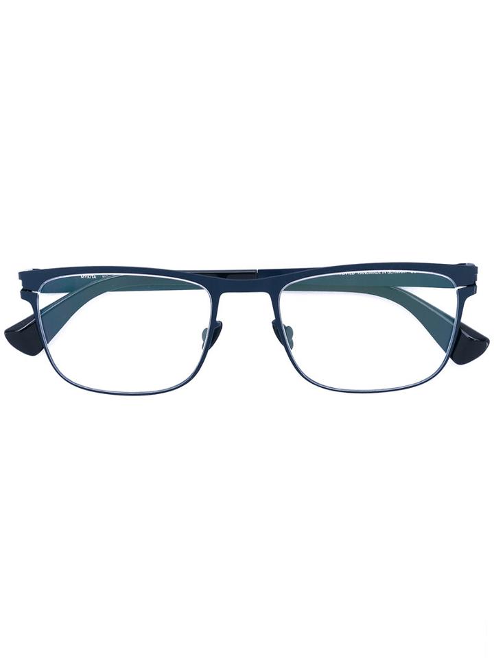 Mykita - Rectangular Glasses - Unisex - Metal (other) - One Size, Blue, Metal (other)