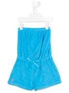 Ralph Lauren Kids Velour Playsuit, Girl's, Size: 10 Yrs, Blue