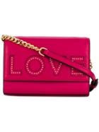 Michael Michael Kors Embellished Ruby Crossbody Bag - Pink & Purple