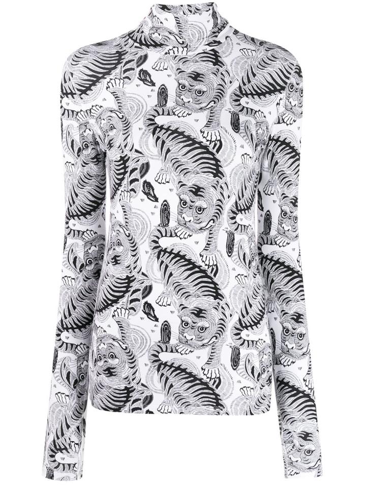 Dorothee Schumacher Two-tone Knit Jumper - White