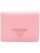 Prada Classic Logo Wallet - Pink & Purple