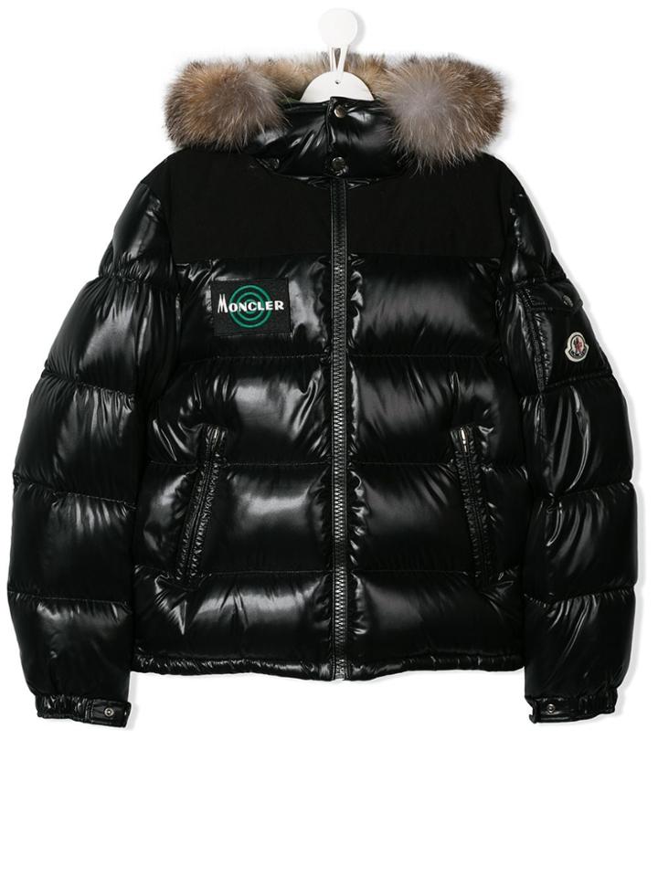 Moncler Kids Teen Wilson Padded Jacket - Green