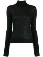 Andrea Ya'aqov Roll Neck Sweater - Black