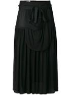 Jw Anderson Hoop Skirt With Sporran Pocket - Black