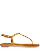 Prada Metallic Thong Sandals - Gold