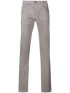 Jacob Cohen Denim-style Straight Leg Trousers - Grey
