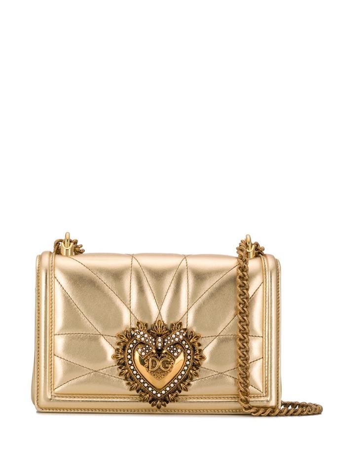 Dolce & Gabbana Medium Devotion Bag - Gold