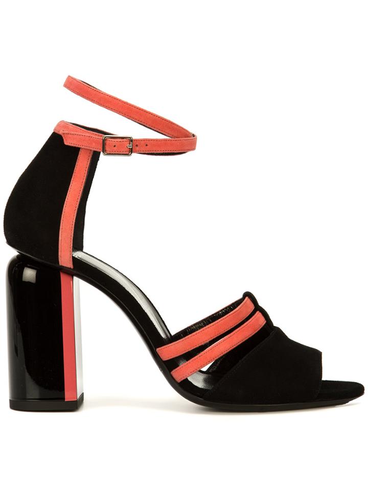 Pierre Hardy Open Toe High Sandals - Black