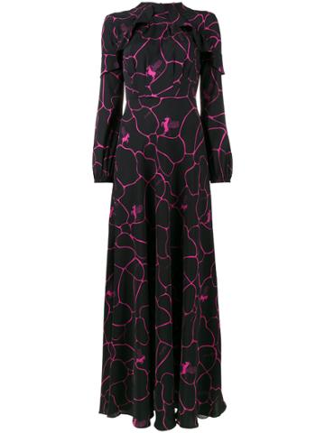 Navro Water Unicorn Maxi Dress - Black