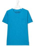 Mc2 Saint Barth Kids Teen Skate Print T-shirt - Blue