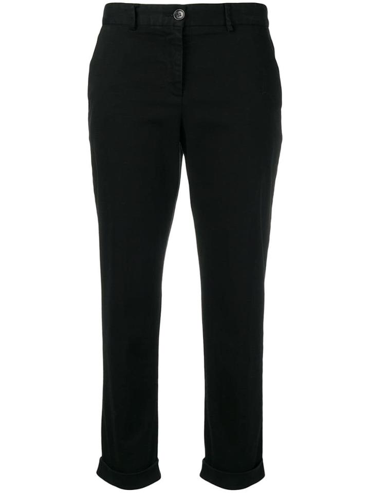 Ps By Paul Smith Cropped Chinos - Black