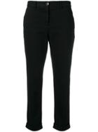 Ps By Paul Smith Cropped Chinos - Black