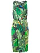 Max Mara - Tropical Print Dress - Women - Silk/polyamide/spandex/elastane/viscose - 40, Green, Silk/polyamide/spandex/elastane/viscose
