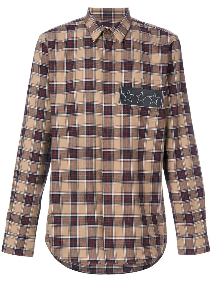 Givenchy Checked Shirt - Brown