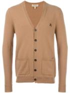 Burberry V-neck Cardigan, Men's, Size: Small, Nude/neutrals, Cashmere