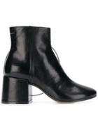 Mm6 Maison Margiela Ring-detail Ankle Boots - Black