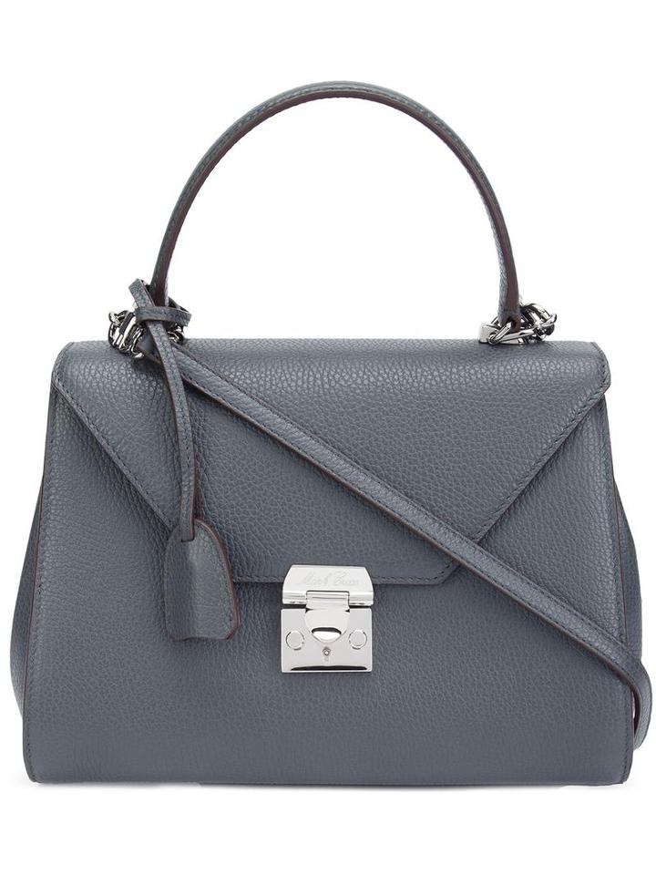 Mark Cross Flap Closure Tote Bag, Women's, Grey