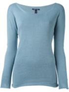 Woolrich Scoop Neck Sweater, Women's, Size: S, Blue, Cotton