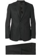 Tonello Single Breasted Slim Fit Suit - Black