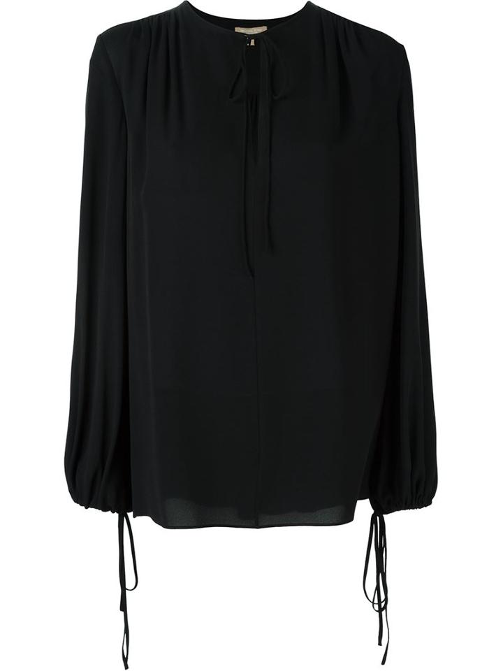 Michael Kors Tied Neckline Longsleeved Blouse