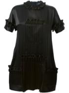 Dsquared2 Pleated Dress, Women's, Size: 42, Black, Silk/viscose