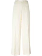 Prada Pre-owned Wide Leg Trousers - White