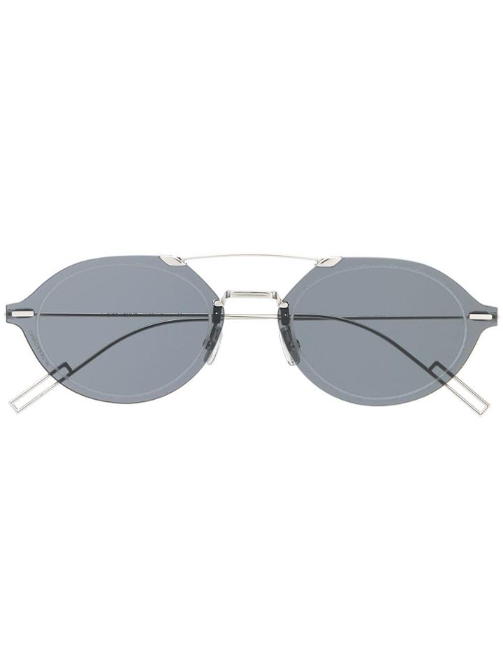 Dior Eyewear Round Frame Sunglasses - Grey