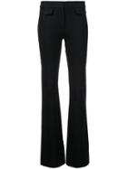 Derek Lam 10 Crosby Flare Trouser With Seam & Pocket Flap Detail -