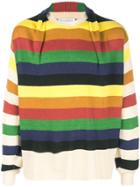 Jw Anderson Colour-block Striped Sweater - Multicolour