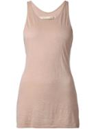 Raquel Allegra Racerback Tank Top, Women's, Size: 3, Nude/neutrals, Cotton/polyester