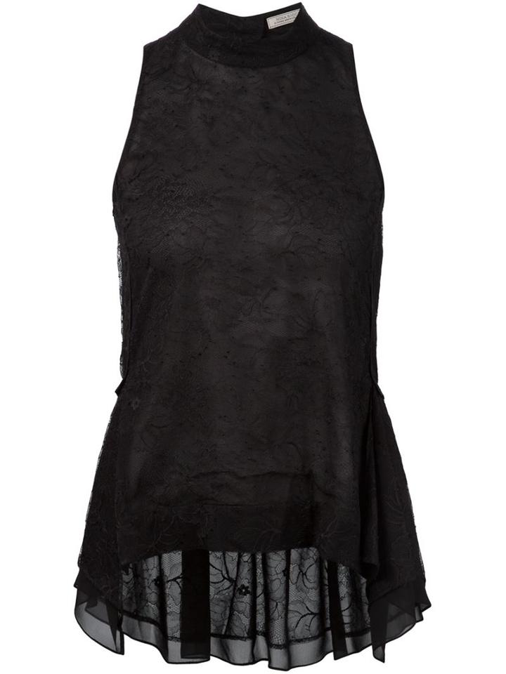 Nina Ricci Sleeveless Lace Top