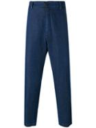 Société Anonyme - Summer Weekend Denim Trousers - Men - Cotton - 46, Blue, Cotton
