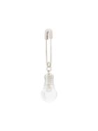 Ambush Lightbulb Embellished Brooch - Silver