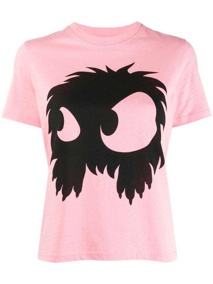 Mcq Alexander Mcqueen Chester Monster Print T-shirt - Pink