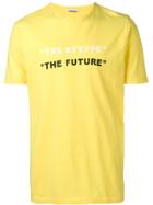 Daniele Alessandrini Slogan Print T-shirt - Yellow