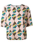 Antonio Marras Floral Print T-shirt, Size: 42, Polyester/spandex/elastane